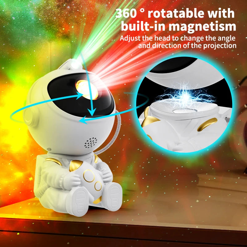 Astronaut Galaxy Projector Night Light