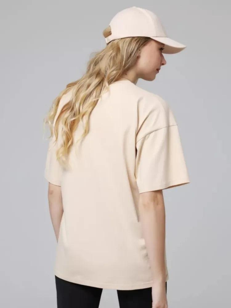Women’s 100% Cotton Basic T-Shirt – Loose Fit Short Sleeve Casual Tee women-tshirt AllTrendMart