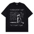 Schrödinger Cat Graphic T-Shirt – Physics Cotton Streetwear Tee unisex-tshirt AllTrendMart Black S