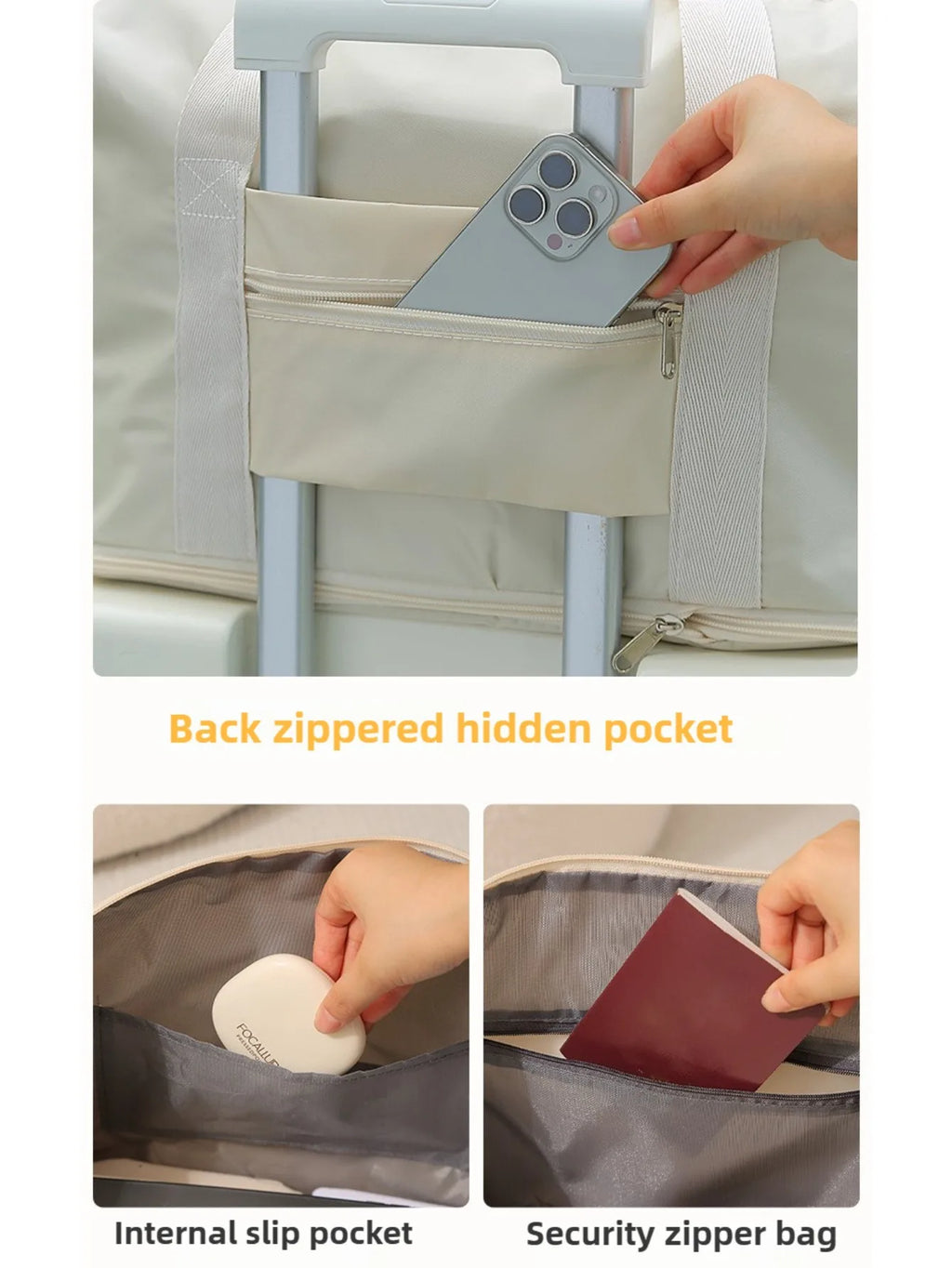 Large Capacity Waterproof Travel Storage & Laundry Bag