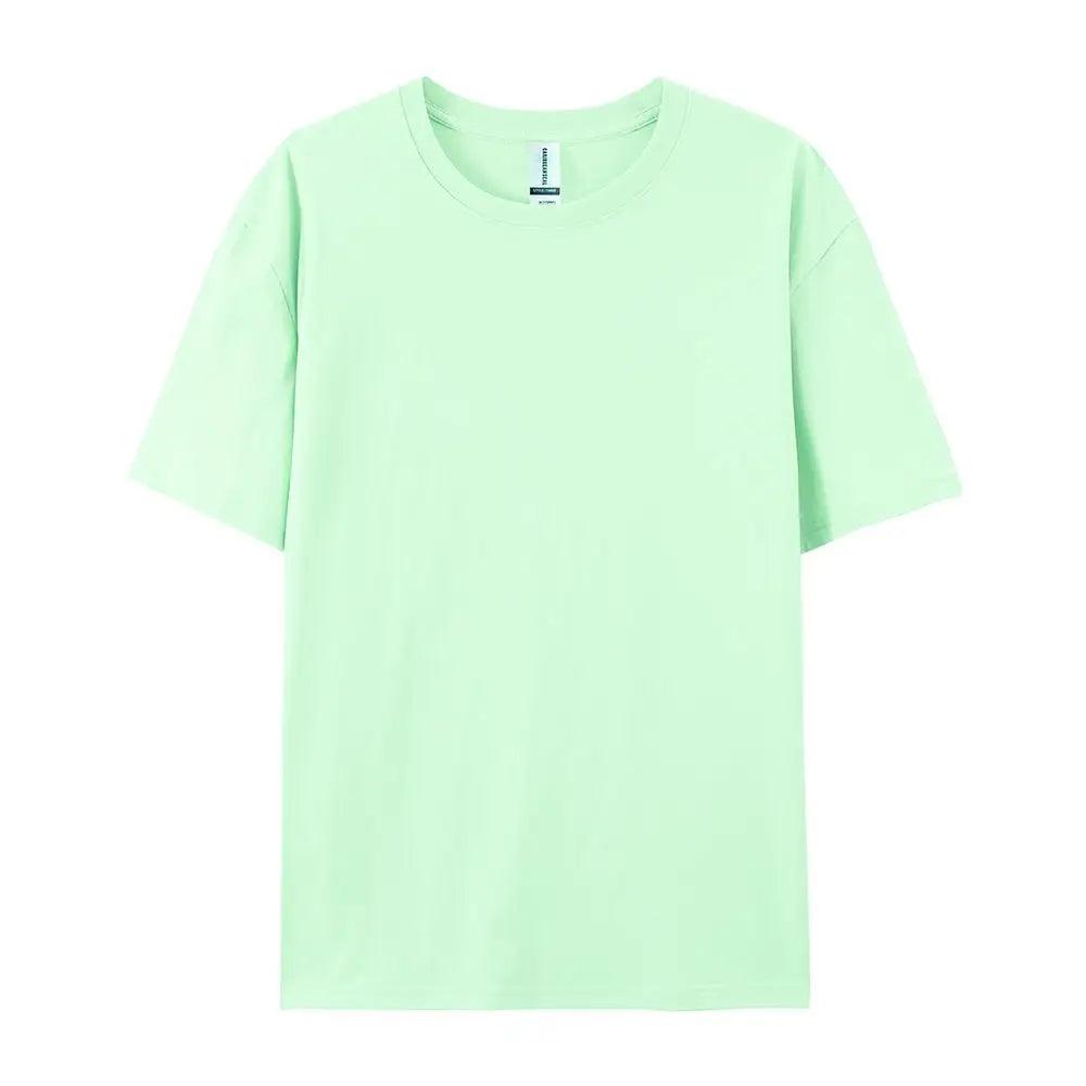 Unisex 100% Cotton T-Shirt – Loose Fit Short Sleeve Basic Tee unisex-tshirt AllTrendMart Water Green S