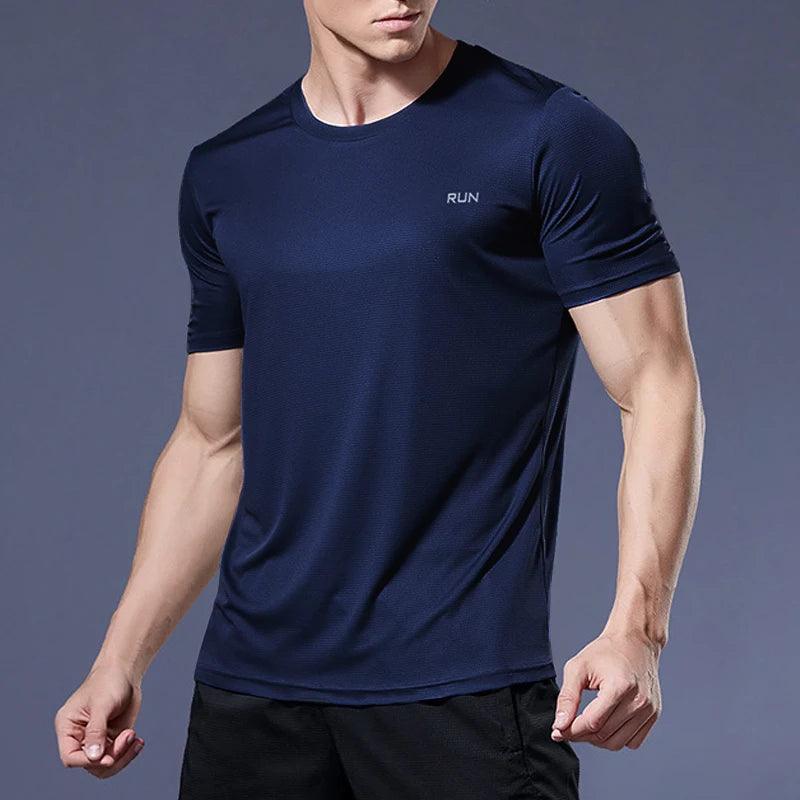 Men’s Quick Dry Sports T-Shirt – Lightweight Compression Gym & Running Shirt men-tshirt AllTrendMart