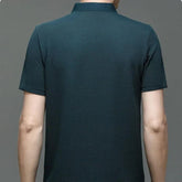 Men’s Breathable Polo Shirt – Lightweight Short Sleeve Smart Casual Top men-tshirt AllTrendMart