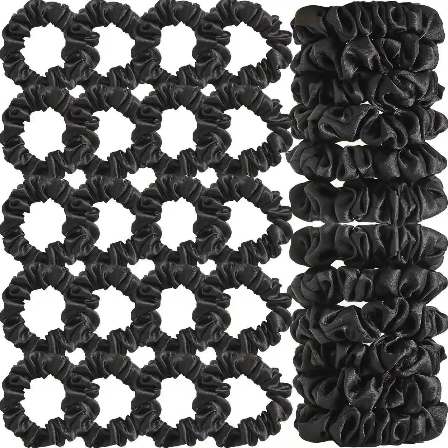 6Pcs Elegant Hair Scrunchies