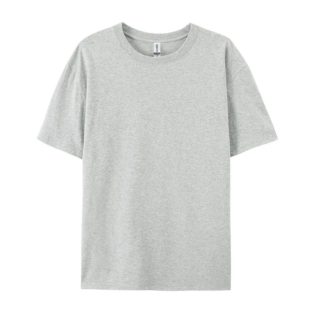 Women’s 100% Cotton Basic T-Shirt – Loose Fit Short Sleeve Casual Tee women-tshirt AllTrendMart Gray S