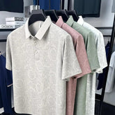 Men’s Casual Polo T-Shirt – Short Sleeve Solid Color Top men-tshirt AllTrendMart