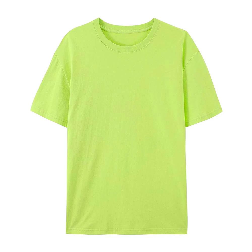 Unisex 100% Cotton T-Shirt – Loose Fit Short Sleeve Basic Tee unisex-tshirt AllTrendMart Fruit Green S