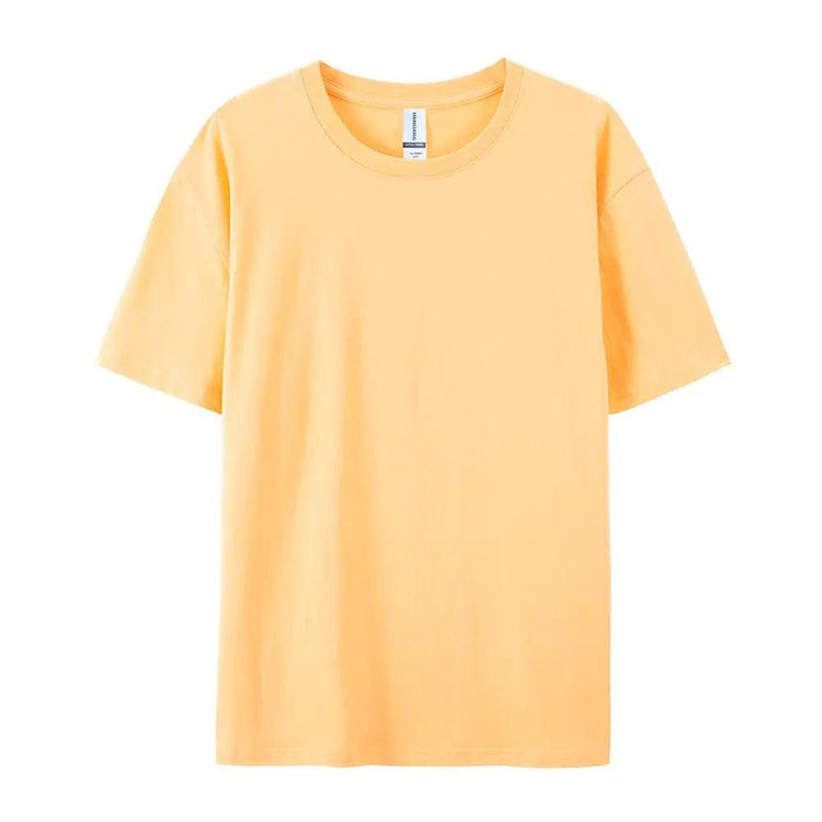 Unisex 100% Cotton T-Shirt – Loose Fit Short Sleeve Basic Tee unisex-tshirt AllTrendMart Sun Orange S