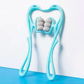 Multifunctional Six-Wheel Manual Neck Massager Roller