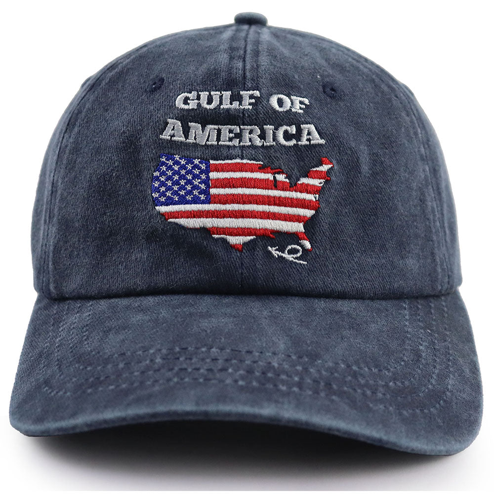 2pcs Gulf Of America Hat For Men Women, American Flag Gulf Of Mexico Hat, USA Patriotic Decorations Baseball Cap, Birthday Gifts For Dad Mom Friend Veteran (10219881005336)