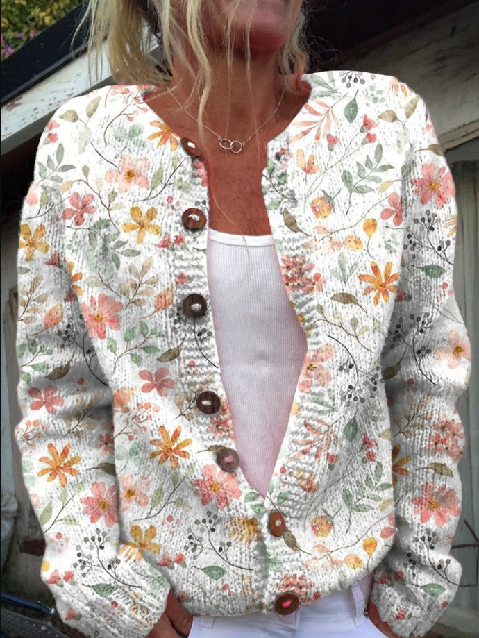 3D Digital Printing Cardigan Knitted Coat (10220506251544)