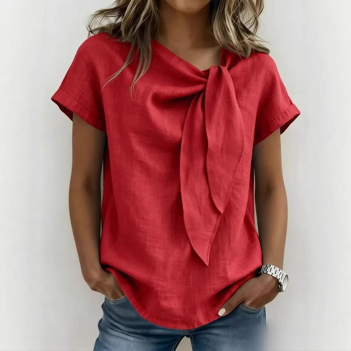 Women’s Casual Summer T-Shirt – Lightweight Loose Fit Everyday Tee women-tshirt AllTrendMart