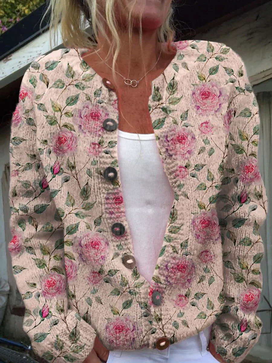 3D Digital Printing Cardigan Knitted Coat (10220506251544)