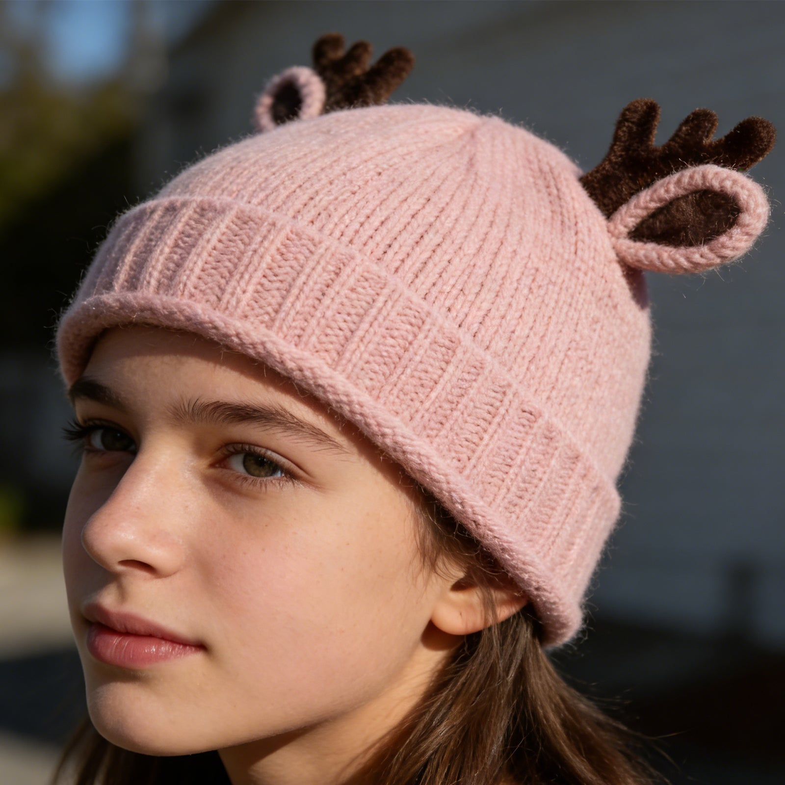 Antler Kids Bucket Hat-Pink 4969 (10219992744216)