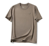 Love Embossed Cotton T-Shirt – Casual Unisex Streetwear Tee unisex-tshirt AllTrendMart Brown S