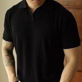 Men’s Minimalist Polo T-Shirt – Short Sleeve Casual Retro Style Top men-tshirt AllTrendMart