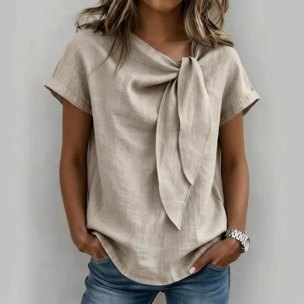 Women’s Casual Summer T-Shirt – Lightweight Loose Fit Everyday Tee women-tshirt AllTrendMart