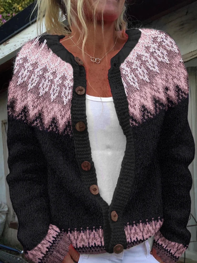 3D Digital Printing Cardigan Knitted Coat (10220506251544)