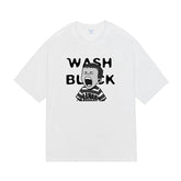 Retro Oversized Cotton T-Shirt – Unisex Drop Shoulder Casual Tee unisex-tshirt AllTrendMart White S