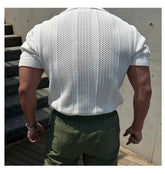 Men’s Breathable Polo T-Shirt – Lightweight Short Sleeve Summer Casual Top men-tshirt AllTrendMart