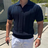 Men’s Breathable Polo T-Shirt – Lightweight Short Sleeve Summer Casual Top men-tshirt AllTrendMart