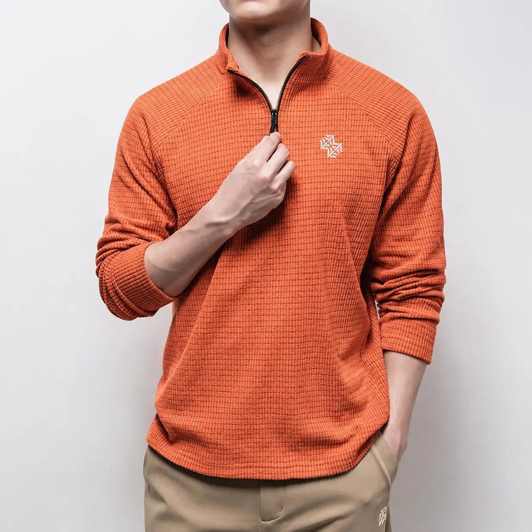 Men’s Long Sleeve Performance T-Shirt – Breathable Fitness & Casual Top men-tshirt AllTrendMart