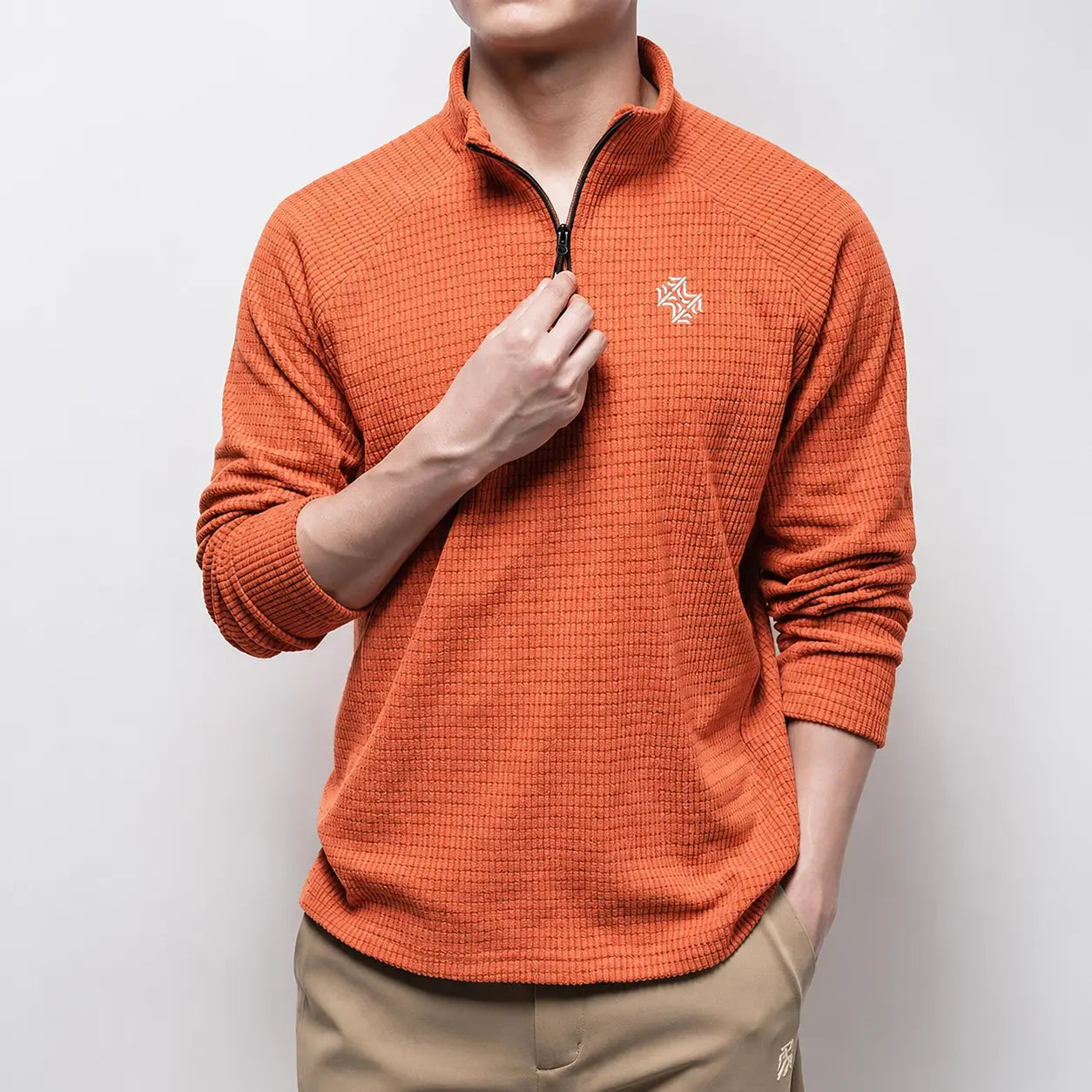 Men’s Long Sleeve Performance T-Shirt – Breathable Fitness & Casual Top men-tshirt AllTrendMart