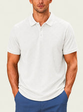 Men’s Breathable Slim Fit Polo Shirt – Short Sleeve Casual Summer Top men-tshirt AllTrendMart