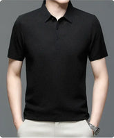 Men’s Breathable Polo Shirt – Lightweight Short Sleeve Smart Casual Top men-tshirt AllTrendMart