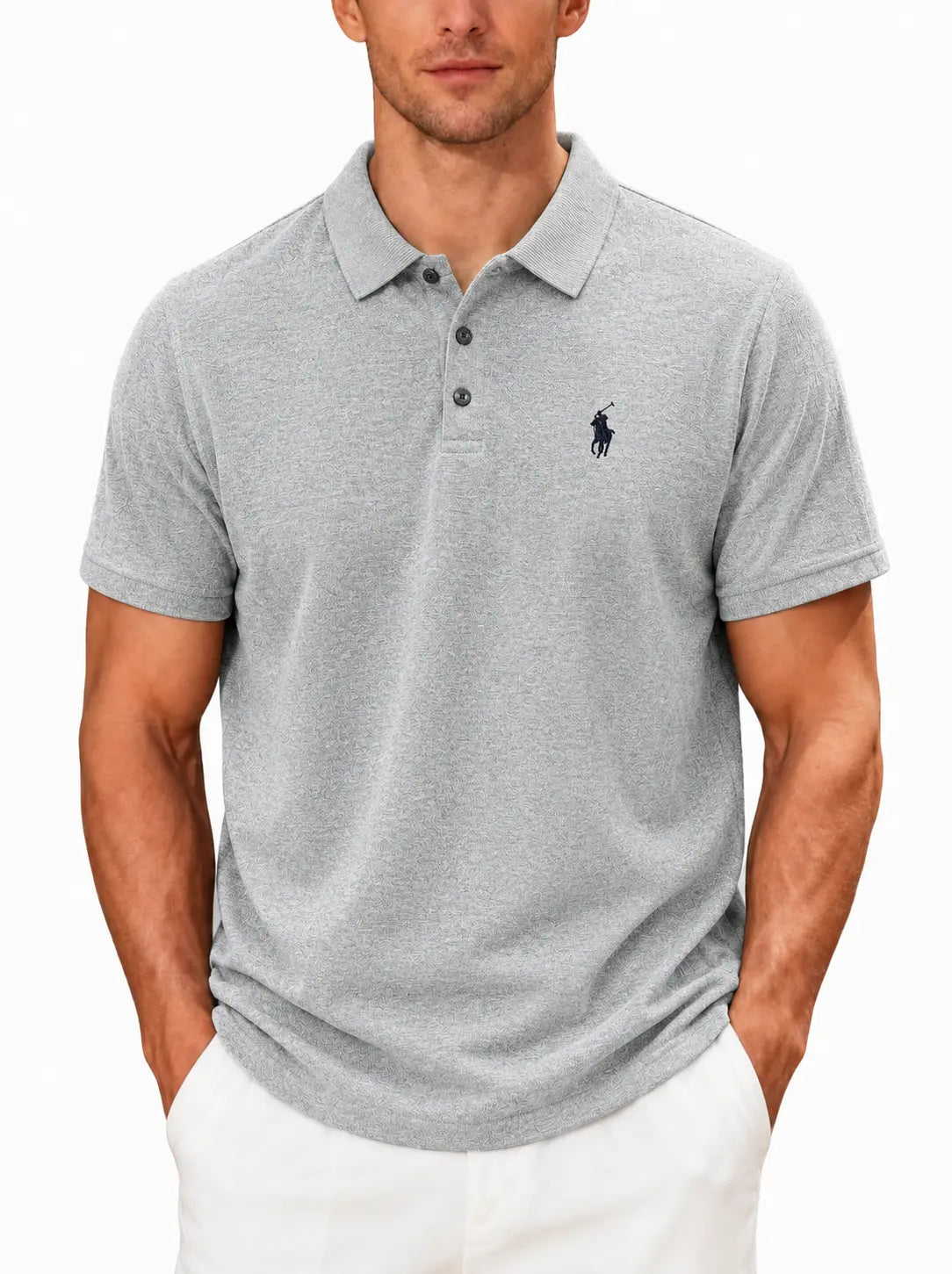 Men’s 100% Cotton Polo Shirt – Short Sleeve Classic Casual Summer Top men-tshirt AllTrendMart