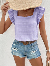 Women’s Square Neck Sleeveless Top – Casual Solid Color Summer T-Shirt women-tshirt AllTrendMart