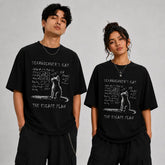 Schrödinger Cat Graphic T-Shirt – Physics Cotton Streetwear Tee - AllTrendMart - image 4