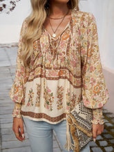 Women’s Printed V-Neck Long Sleeve T-Shirt – Casual Soft Tee - AllTrendMart - image 6
