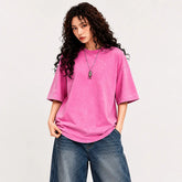 Unisex Washed Oversized T-Shirt – Vintage Cotton Loose Fit Casual Tee - AllTrendMart - image 8