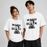 Retro Oversized Cotton T-Shirt – Unisex Drop Shoulder Casual Tee - AllTrendMart - image 2
