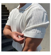 Men’s Breathable Polo T-Shirt – Lightweight Short Sleeve Summer Casual Top men-tshirt AllTrendMart