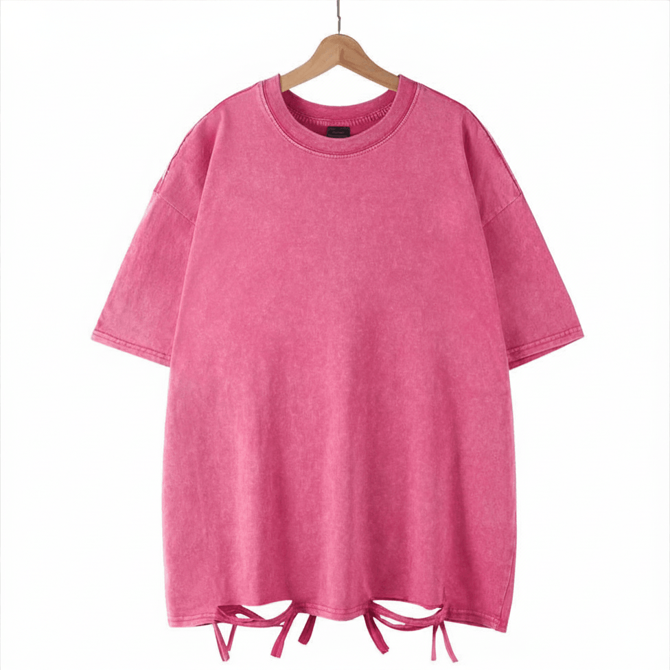 Unisex Washed Oversized T-Shirt – Vintage Cotton Loose Fit Casual Tee unisex-tshirt AllTrendMart