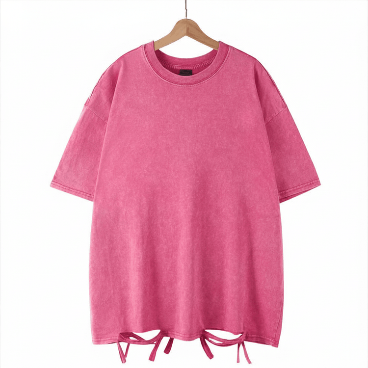 Unisex Washed Oversized T-Shirt – Vintage Cotton Loose Fit Casual Tee unisex-tshirt AllTrendMart
